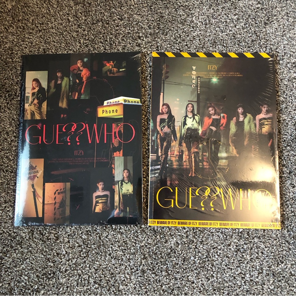 NEW SEALED Itzy Guess Who Mafia in the morning official kpop albums bundle
